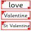 Valentines Day topic words