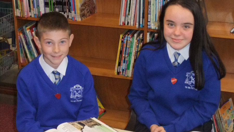 St. Peter's Primary School, Belfast - Head Boy and Head Girl