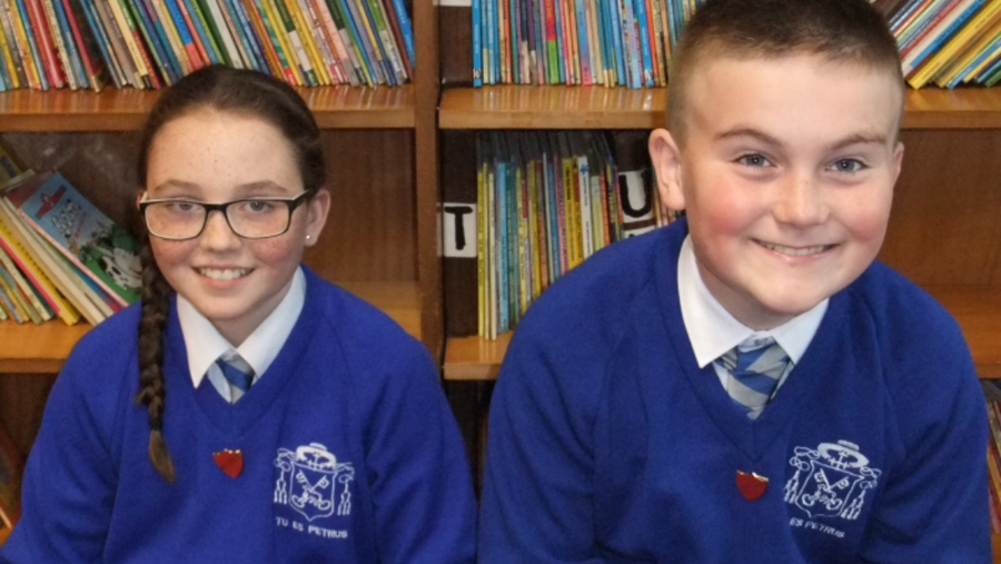 St. Peter's Primary School, Belfast - Head Boy and Head Girl