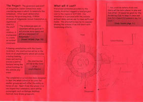 A leaflet setting out the Millennium Classroom.