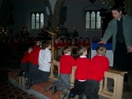 Year Three visit St Peter's Church.