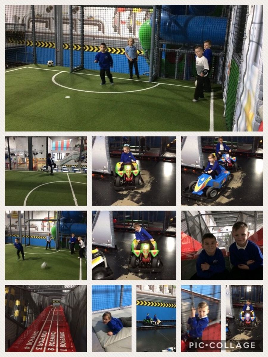 Our Lower School  really enjoyed their morning at PlayFactore as a reward for their excellent attendance - Autumn 1