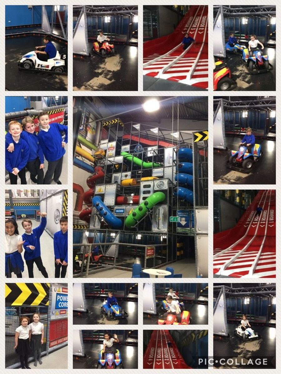 Our Upper School having a blast at PlayFactore as a reward for their excellent attendance - Autumn 1