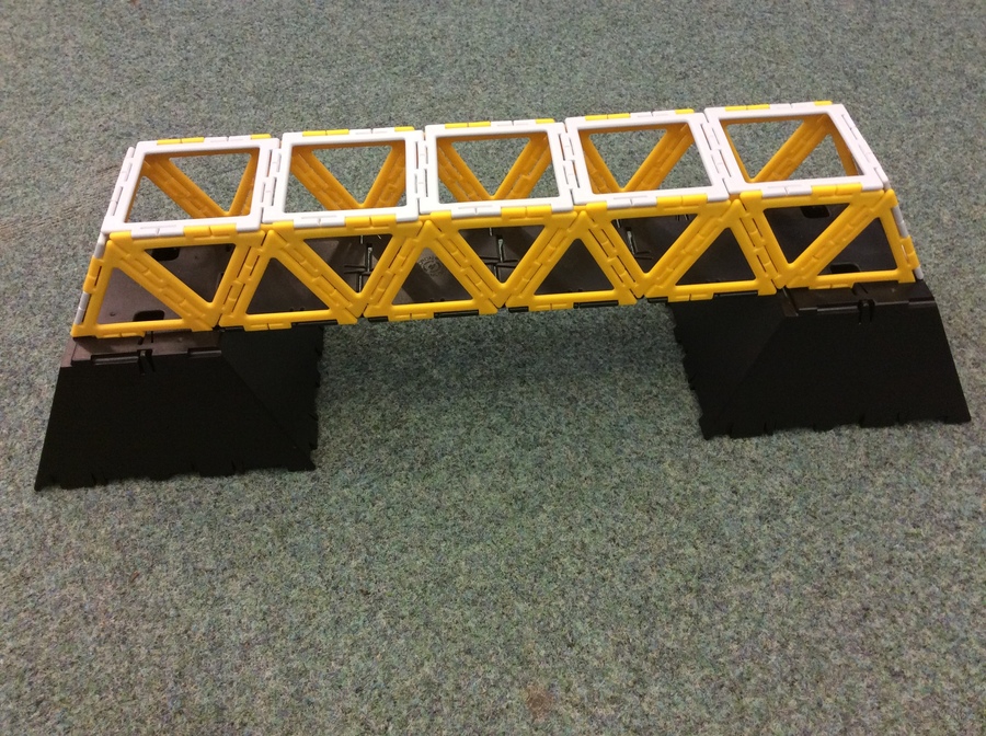 A truss bridge