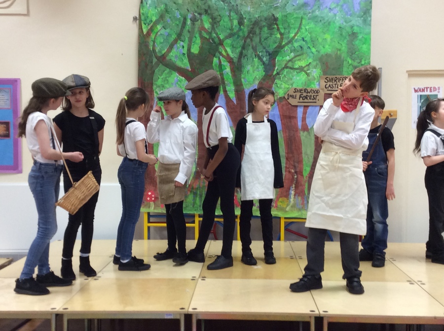 Why's the Sheriff selling pies?  What sort are they? Shepherd's pies or  mince pies or cottage pies or Cumberland pies.