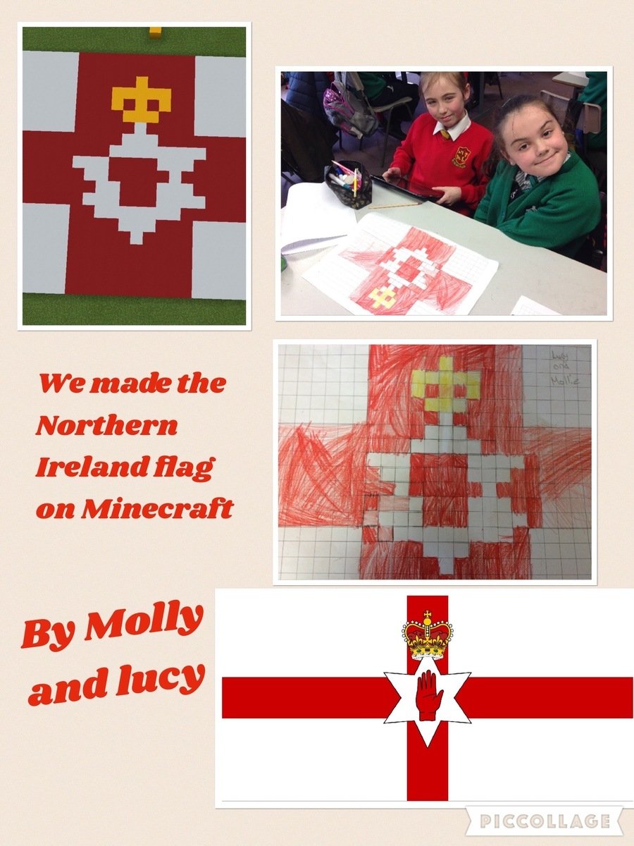 Creating flags from our Commonwealth countries in Minecraft