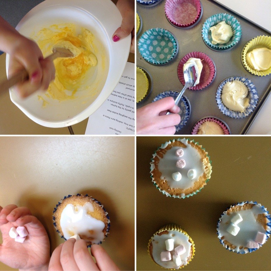 Steps to baking cupcakes