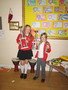 <p>Isla and Lauryn with their </p><p>cheerleading trophies<br></p>