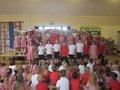 <p>Class 5 sang for Mrs Shankland </p><p>as she missed them in assembly last week</p>