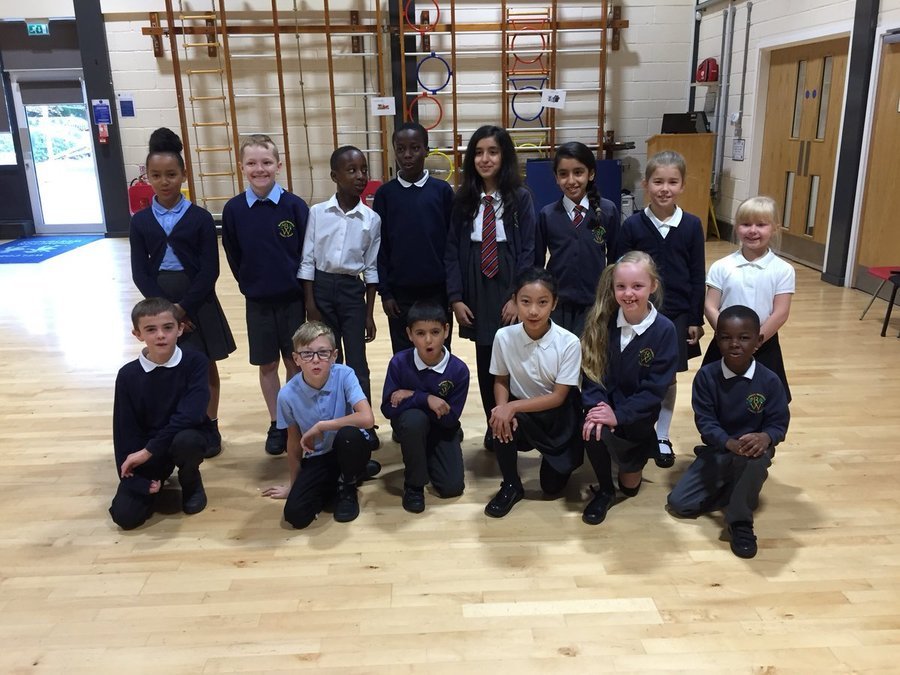 Our new team of school council members