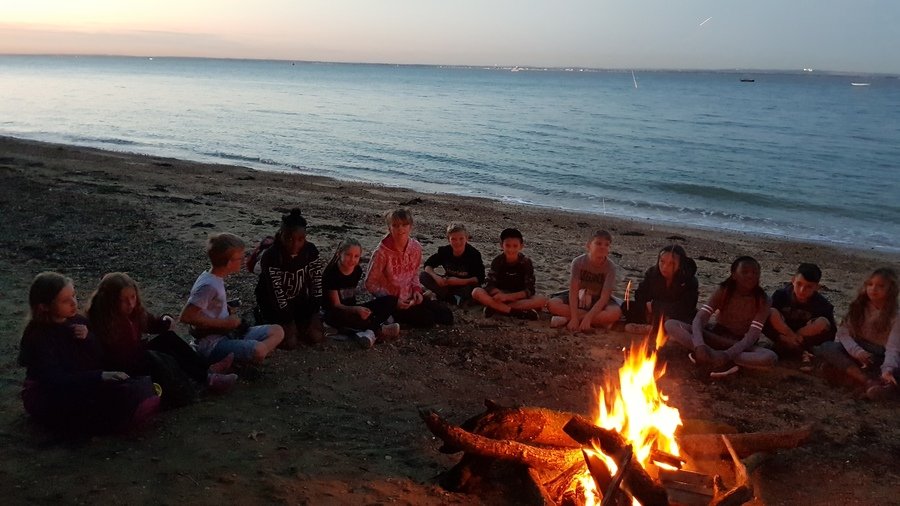 Enjoying the sunset 