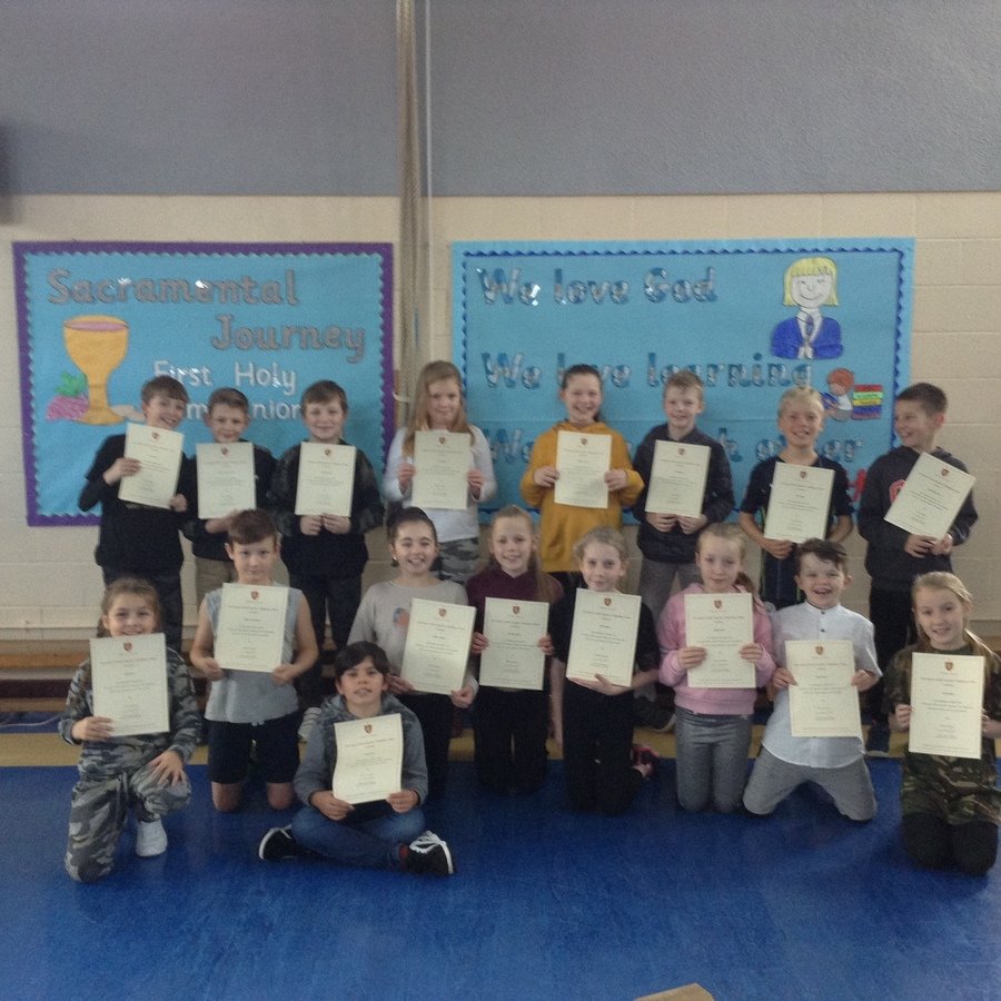 Our Pupil Chaplains received  their certificates to mark their official role as Chaplains and Supporters. Congratulations to them.