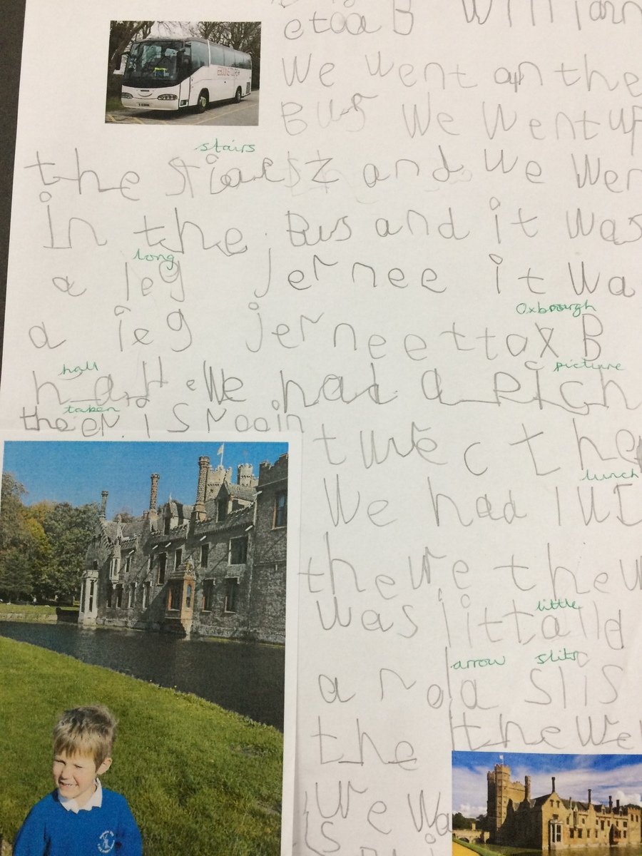 Writing about our trip to Oxburgh Hall