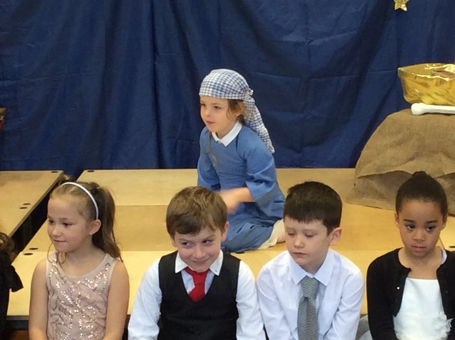 The donkey explained to the animals that he worked for Joseph the carpenter and his lovely wife Mary .