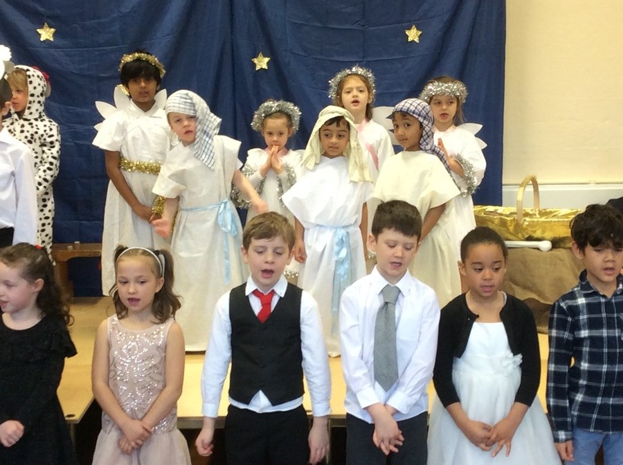 That night Jesus was born so the angels told the shepherds to pack up their bags and make their way to the King born today.