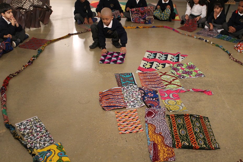 Studting Yinka Shonibare's patterns