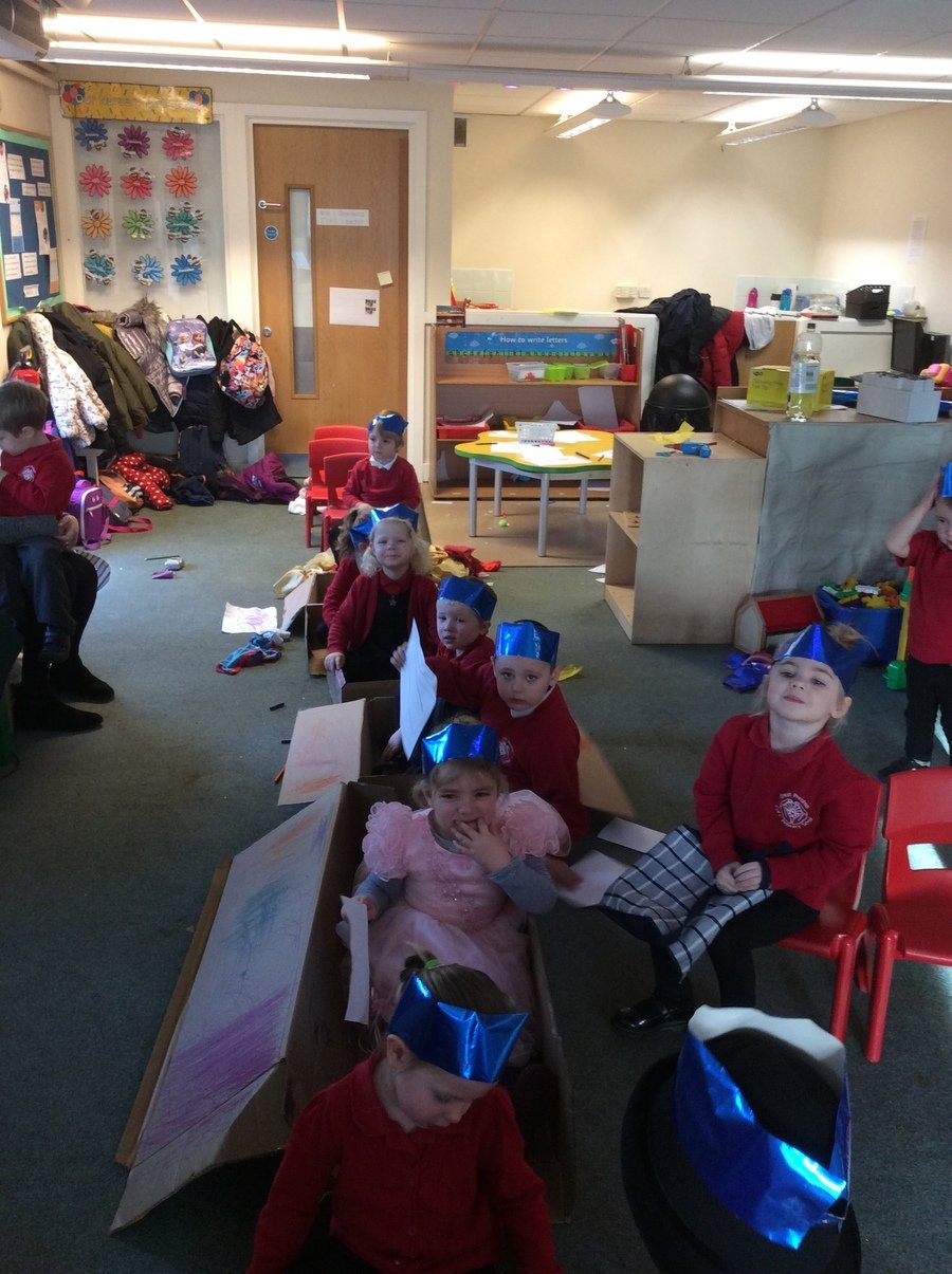 Space helmets to help us breathe in space.