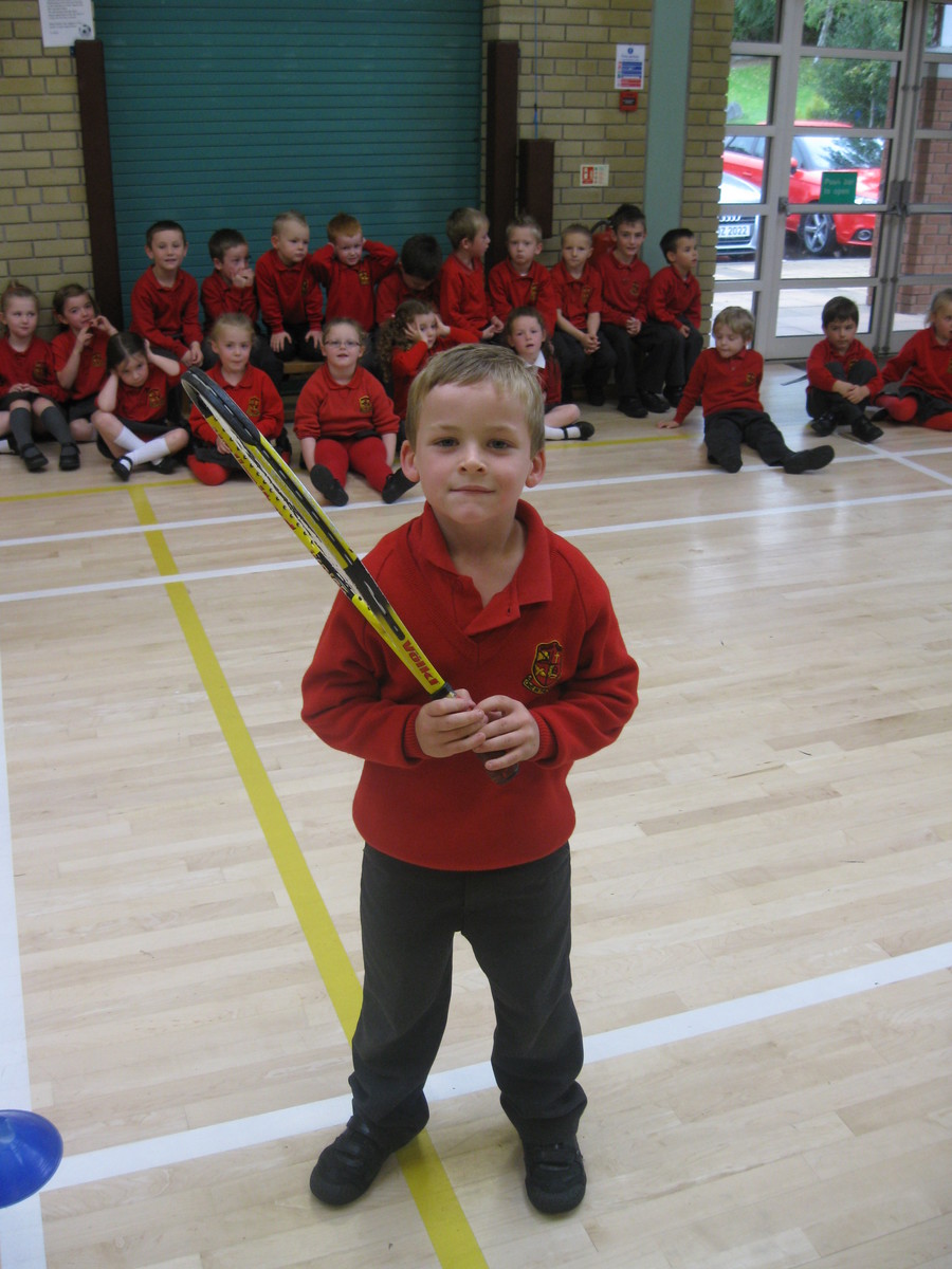 Matthew was the winner of the P.2 & P.3 challenge game. Well done Matthew!