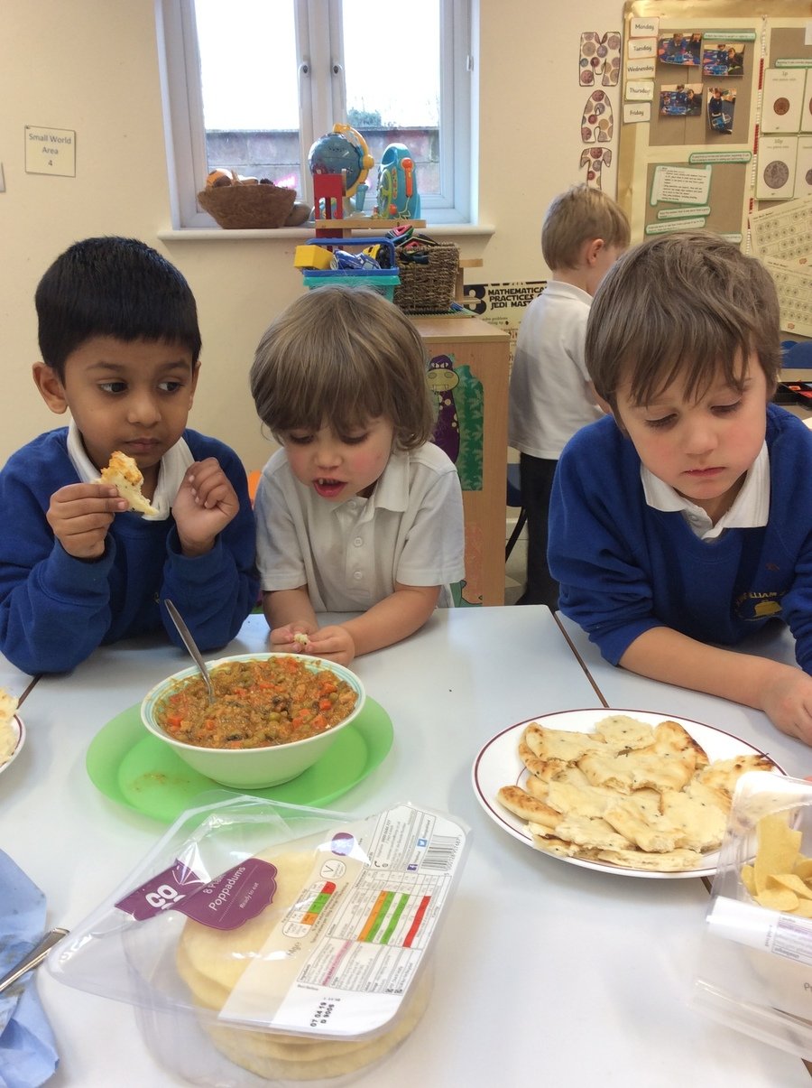 We tasted food from around the world