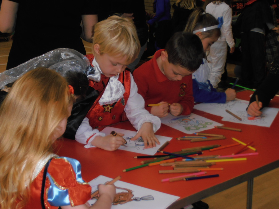 Colouring in needs lost of concentration!