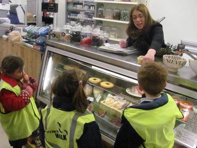 Visiting the Village Shop