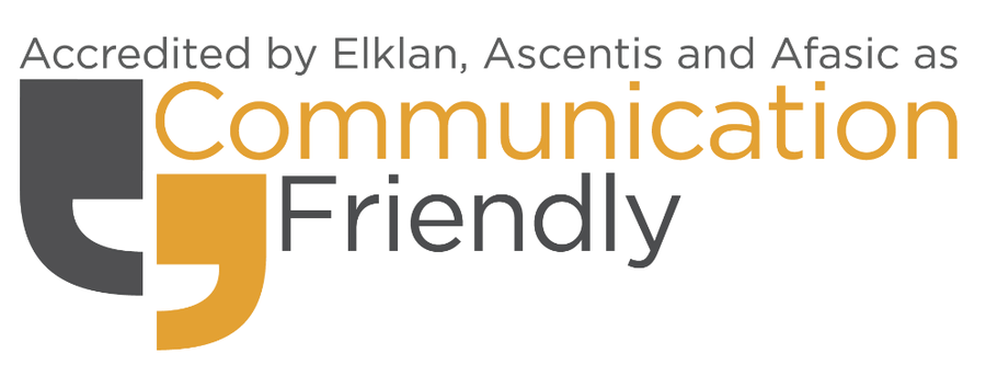 All staff have had specific training in communication techniques and the school has been assessed as being communication friendly