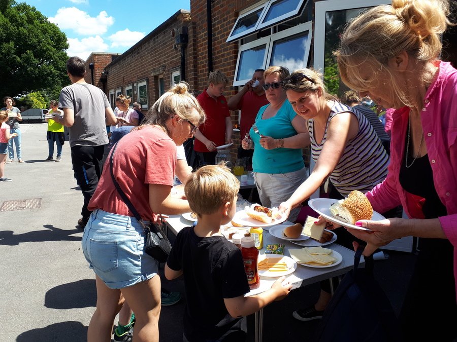 Lunch for our fabulous volunteers at our DIY day - June 2019