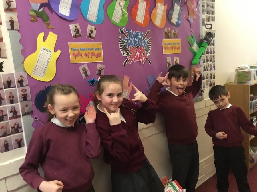 Our Times Tables Rockstars Champions wc 24/2/20