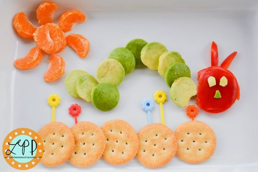 Make your lunch into a Hungry Caterpillar and then gobble it all up