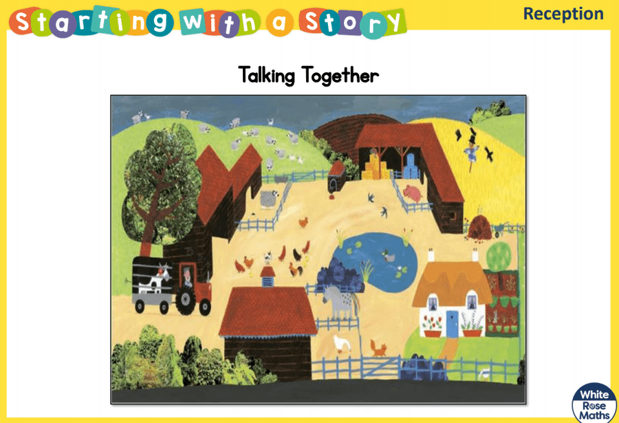 Use the book or this picture to discuss the animals in the story. Talk about who you are going to draw next e.g. this animal has feathers, this animal has 1 beak or this animal has 4 legs! Can your child guess? Get your child to test you - Play I am thinking of an animal! 