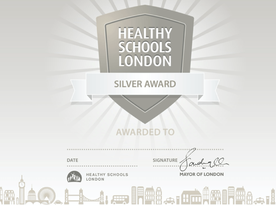 Healthy Schools London - Silver Award