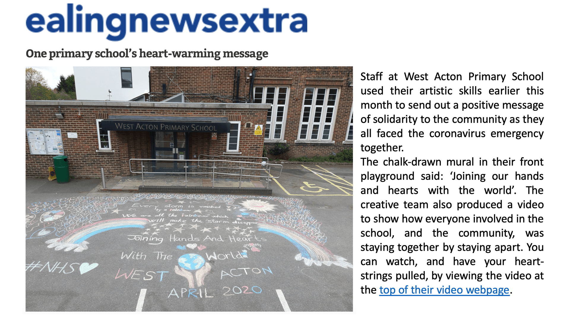 Ealing News Extra - Heartwarming