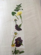 Izzy and Mya aged 8 and 6 years have made <br>these amazing flower book marks for their family