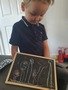 Reggie's brilliant chalk drawing - KS1