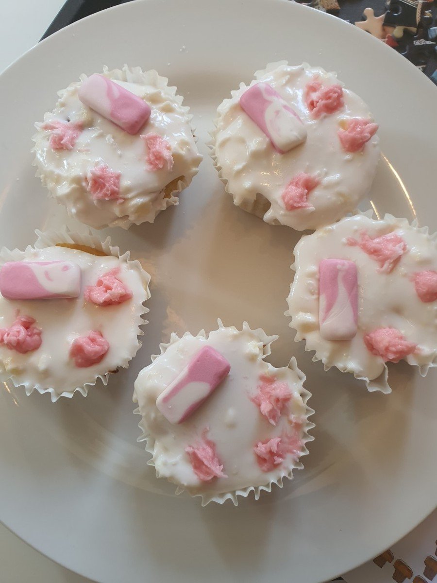 Baking and decorating cupcakes