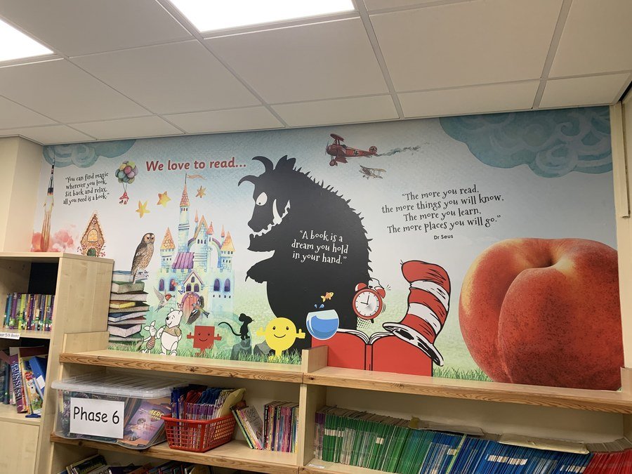 EYFS/KS1 inspired reading wall 