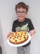 Milo (Year 3) Pineapple upside down cake