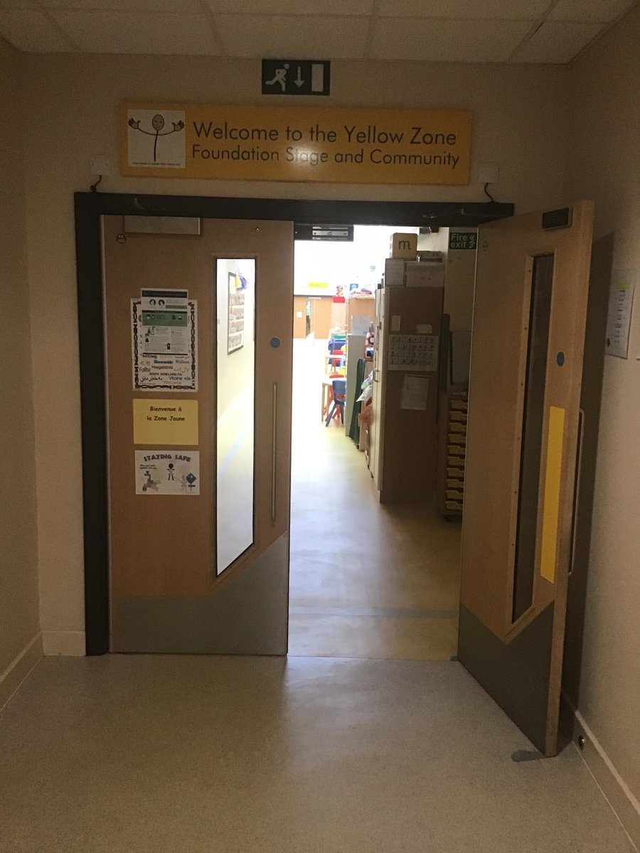 Yellow Zone - Nursery and Reception