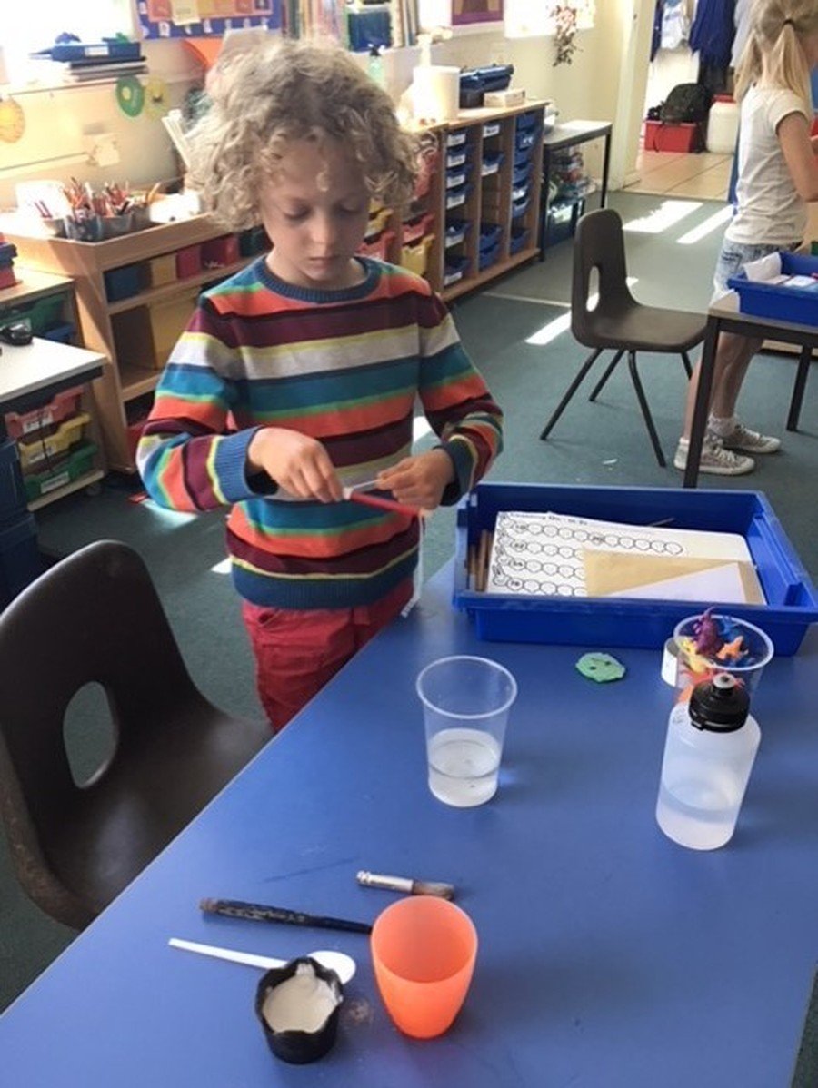 Making salt crystals in Acorn Class