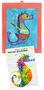 Paint over a crayon seahorse