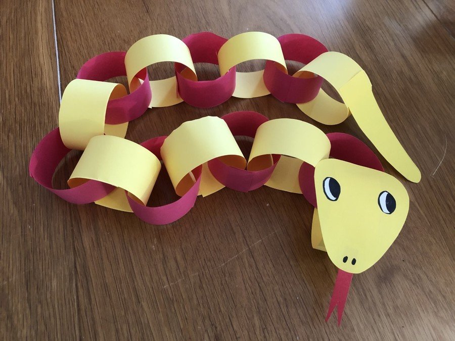 Paper Chain Snake