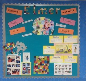 Our Reading Display - Elmer