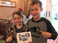 Picture 13 - OLive and Joe with their blue peter badge.jpg