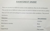 Cooper's snake report. 