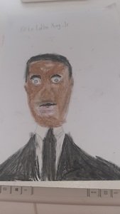 Corey's Martin Luther King drawing