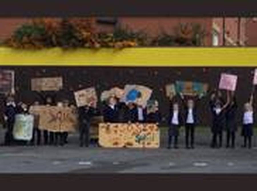 After learning about Greta Thunberg and her strike action, Year 2 took part in their own ‘peaceful protest’ to save the hedgehog’s habitats.