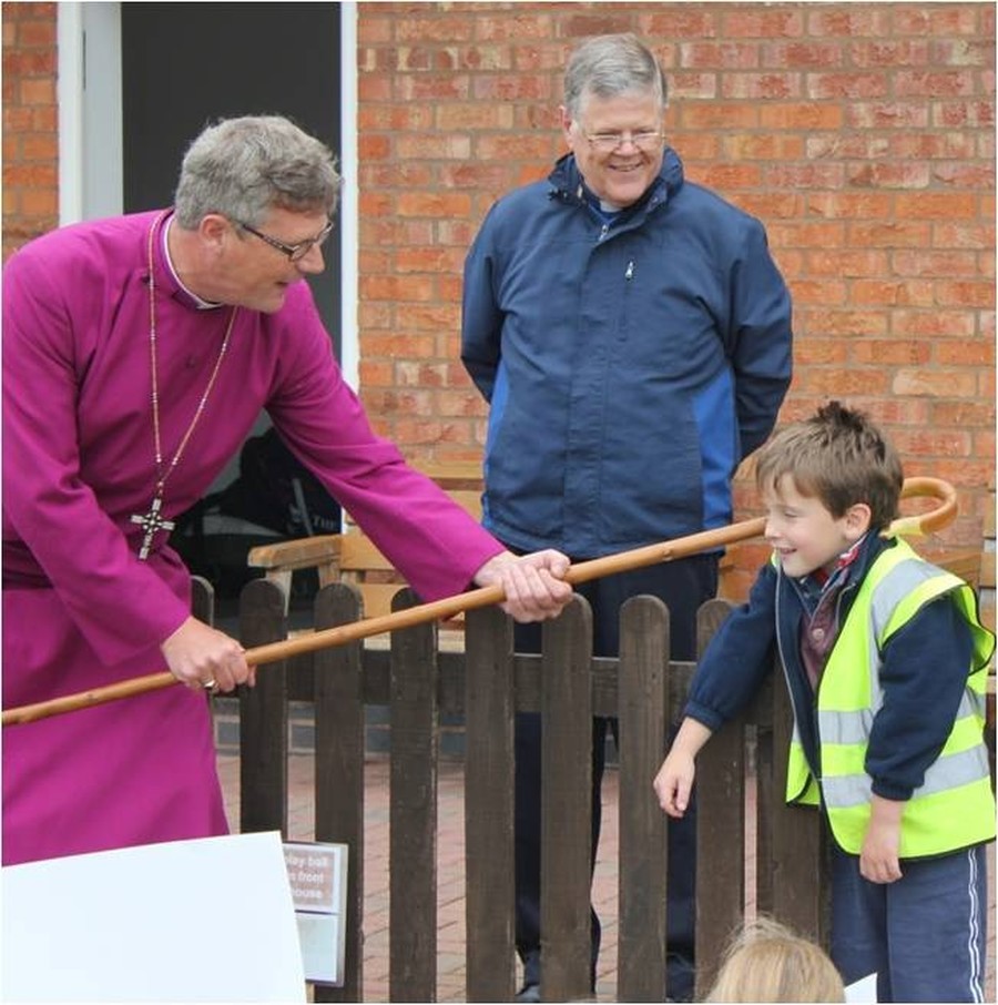 Celebrating with the Bishop of Shrewsbury