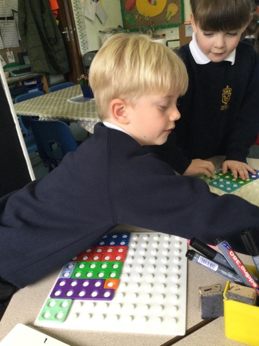 We follow the Maths Mastery approach, using objects and maipulatives to explore number problems