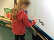 Writing words independently