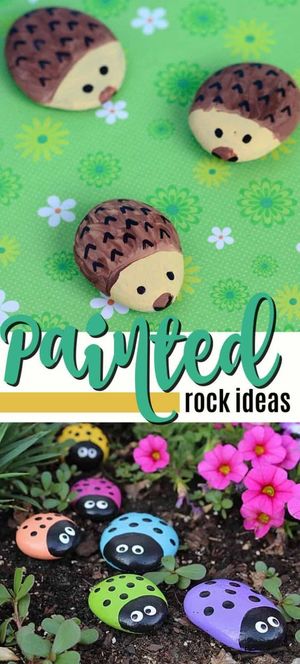 Paint some rocks for your garden or for our school garden